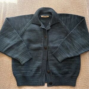 Misha & Puff Blue Smoke Polo Cardigan